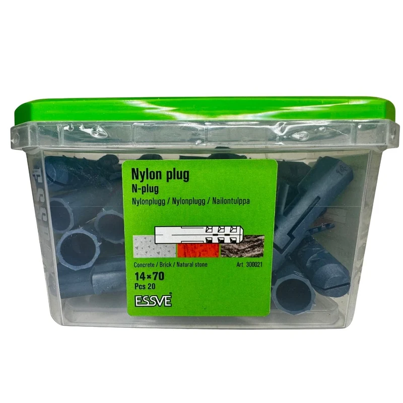 Nylonplugg 14x70 mm ESSVE 20-pack