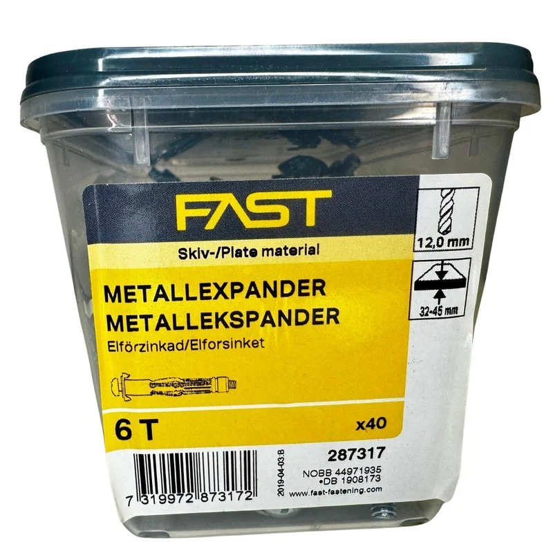 Metallexpander 6T FAST 40-pack