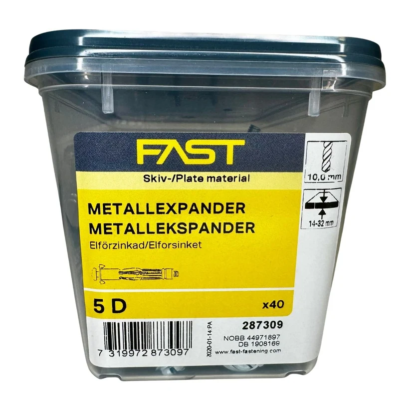 Metallexpander 5D FAST 40-pack
