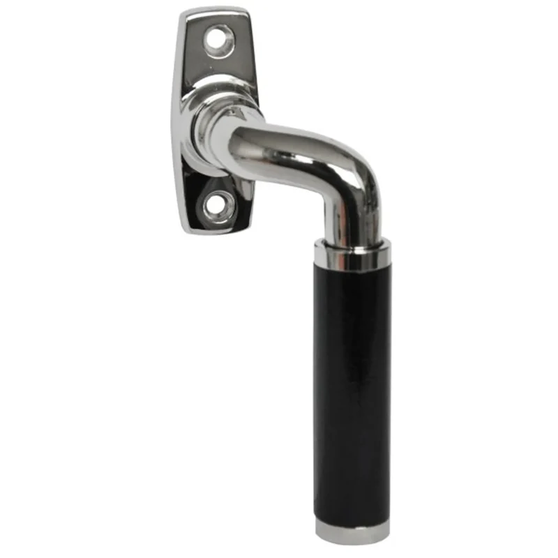 Handtag 2383 hö nickel/svart