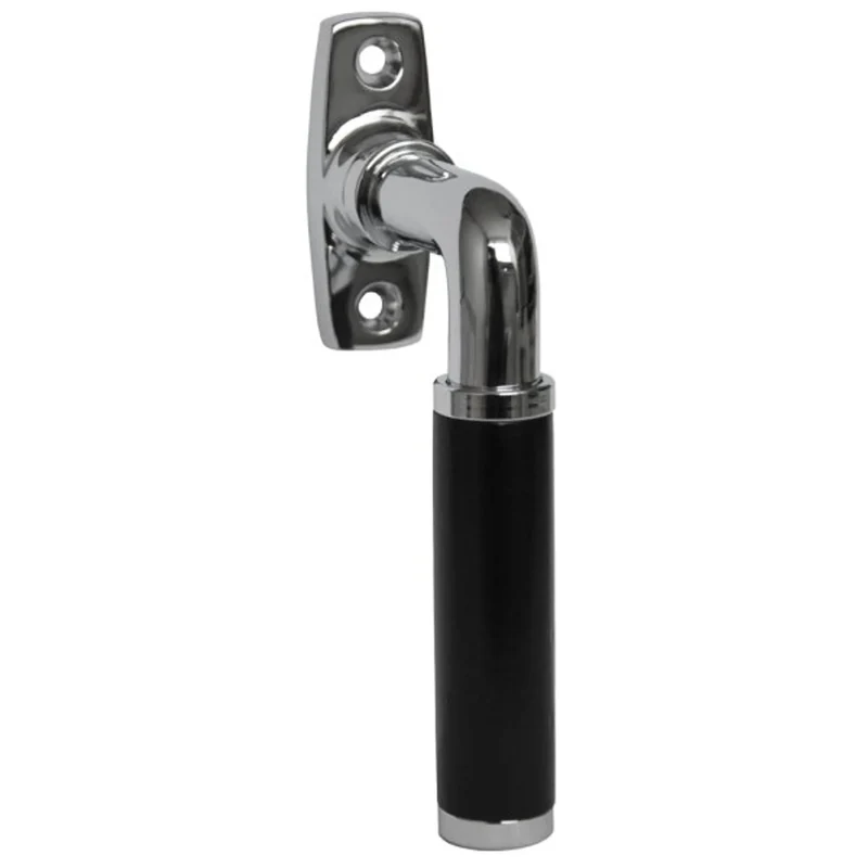 Handtag 2383 R nickel/svart