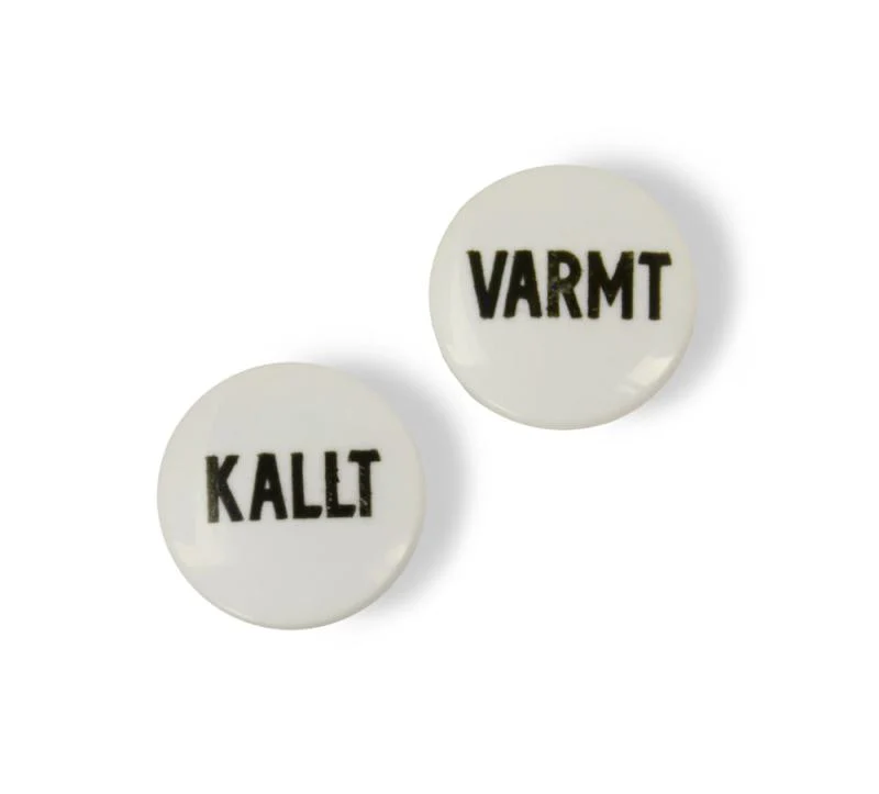 Indexbrickor till blandare - Varmt & Kallt