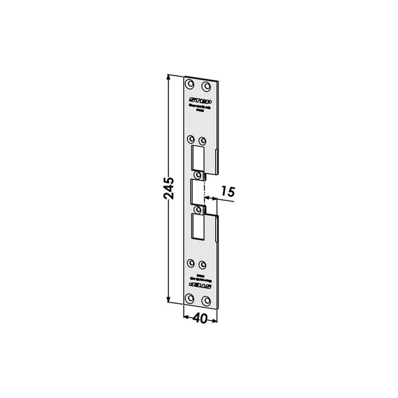 Monteringsstolpe ST6505 plan