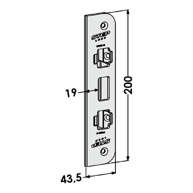 Säkerhetsslutbleck ST9009-19