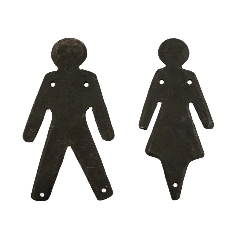 WC-skylt damernas & herrarnas