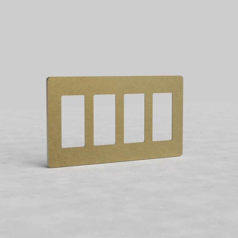 Grove 4G Outlet Plate - Antique Brass