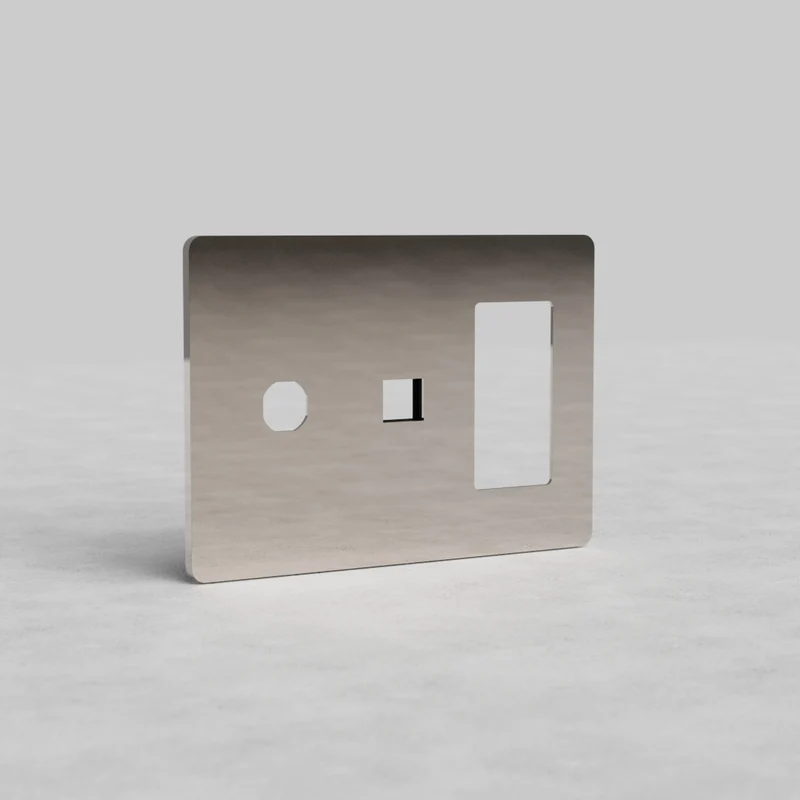 Grove 3G Outlet & Keystone & Switch Plate - Polished Nickel