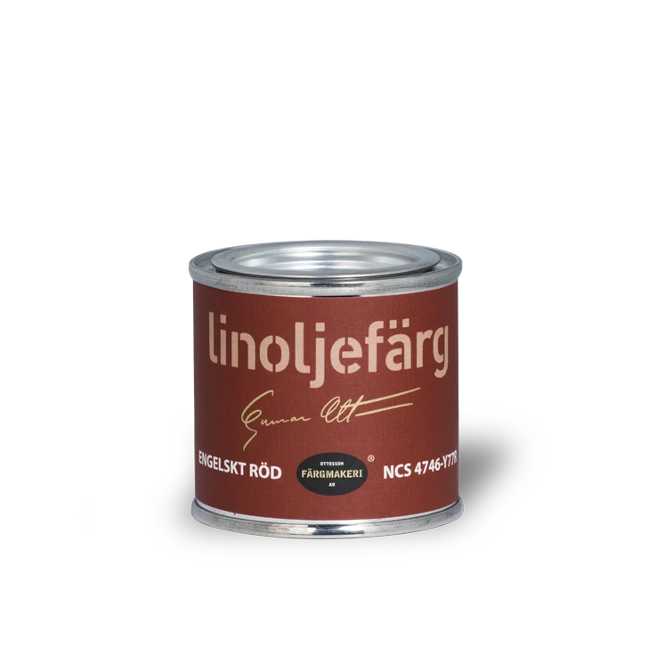Engelskt röd Linoljefärg