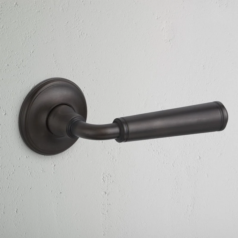 Digby Dummy Door Handle Set - Bronze