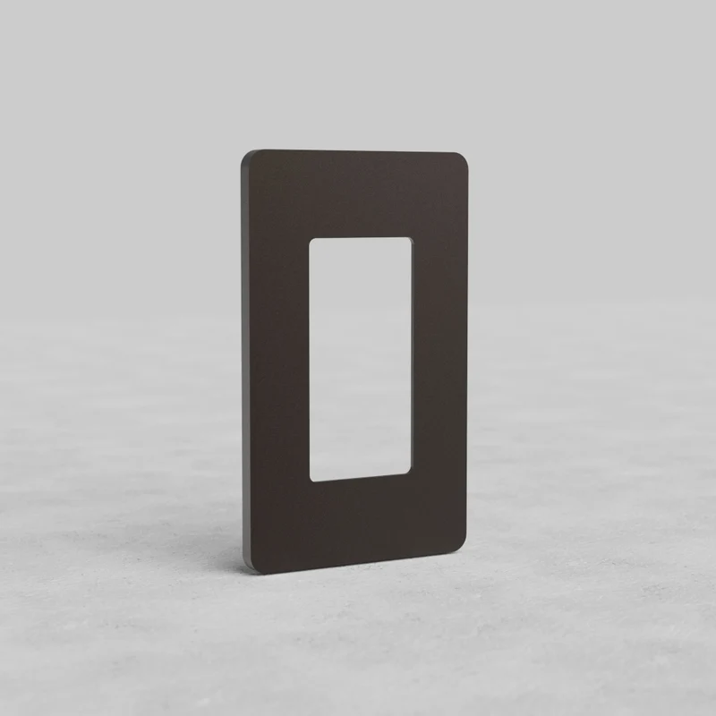 Grove 1G Outlet Plate - Bronze