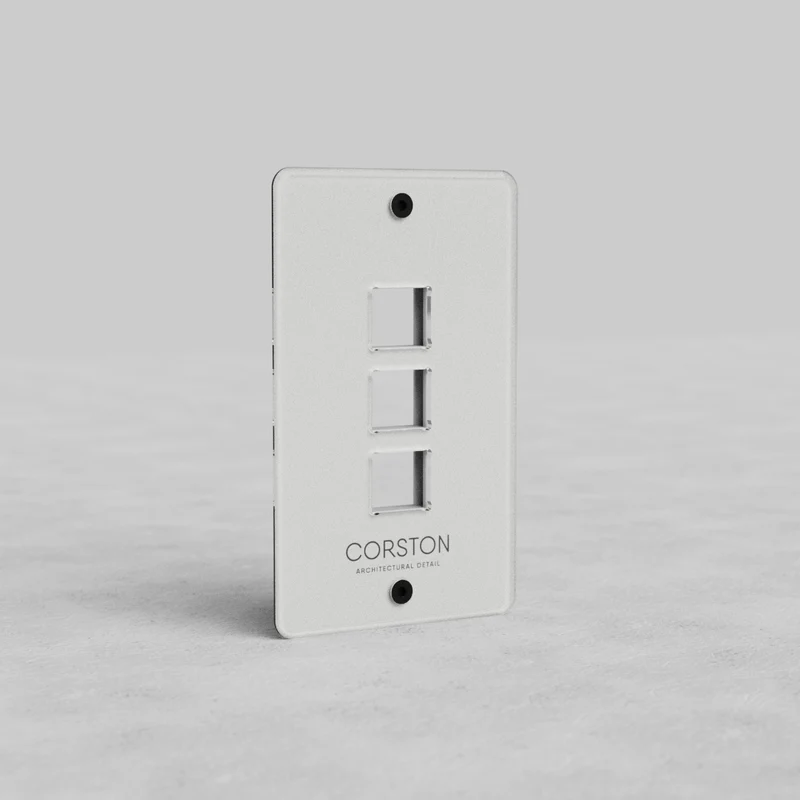 Kew 1G 3x Keystone Plate - Clear