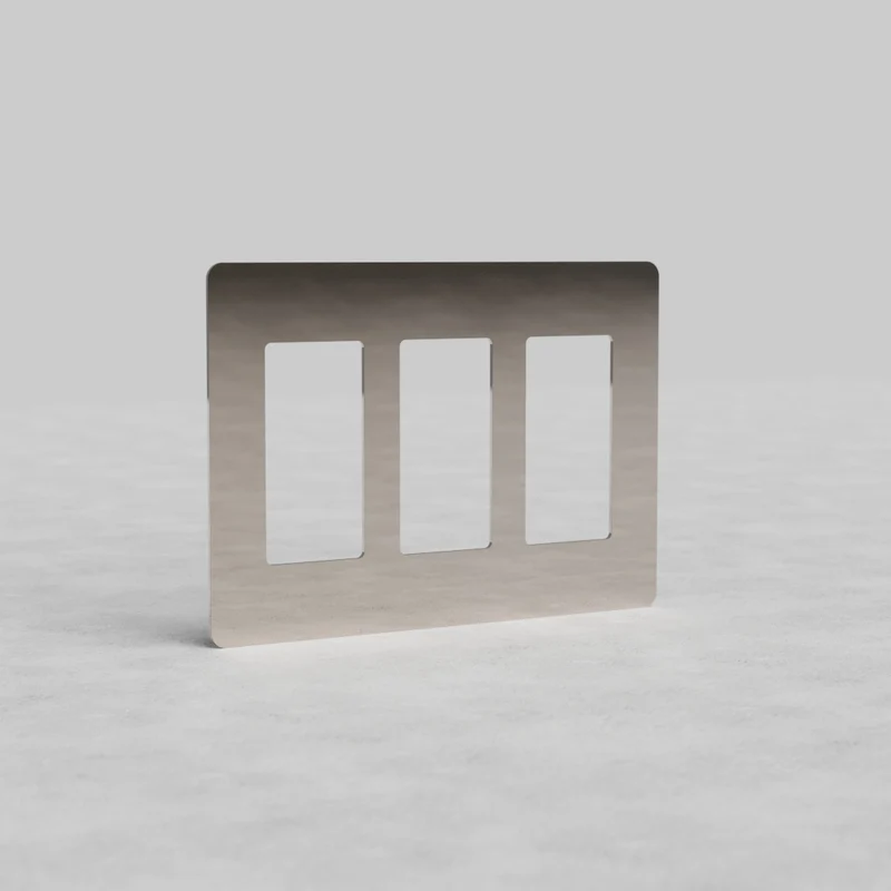 Kew 3G Outlet Plate - Polished Nickel