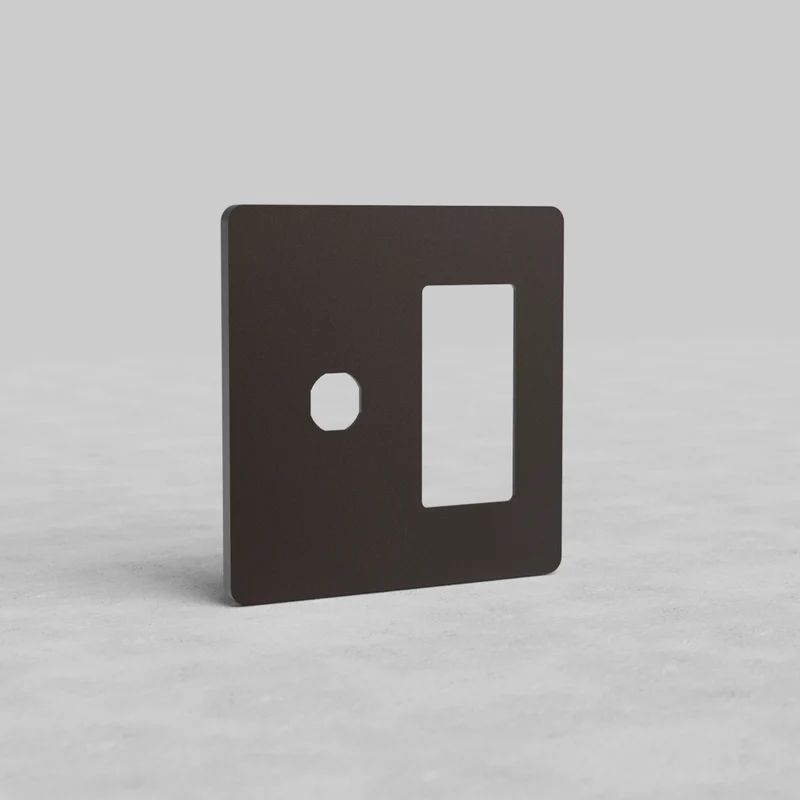Grove 2G Switch & Outlet Plate - Bronze