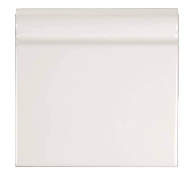 Kakel Cambridge - Golvsockel list 15 x 15 cm vit, blank