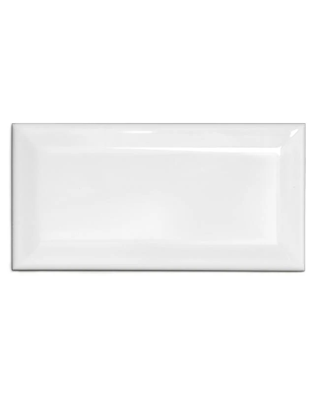 Kakel Victoria - Fasad kant 10 x 20 cm vit, blank