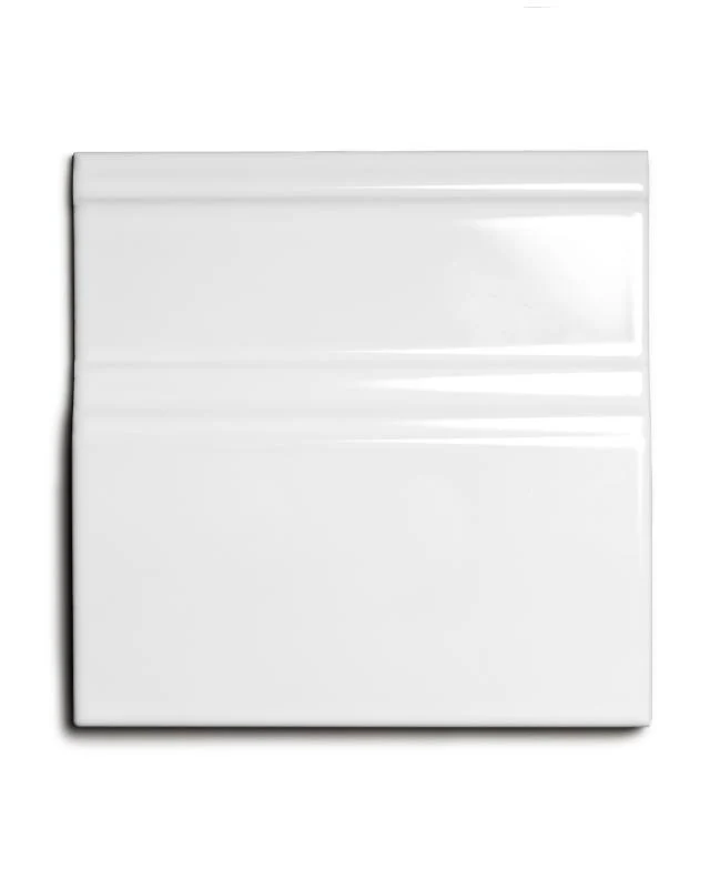 Kakel Victoria - Golvsockel list 15 x 15 cm vit, blank