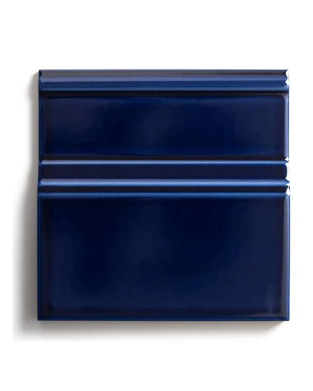 Kakel Victoria - Golvsockel list 15 x 15 cm ultramarinblå