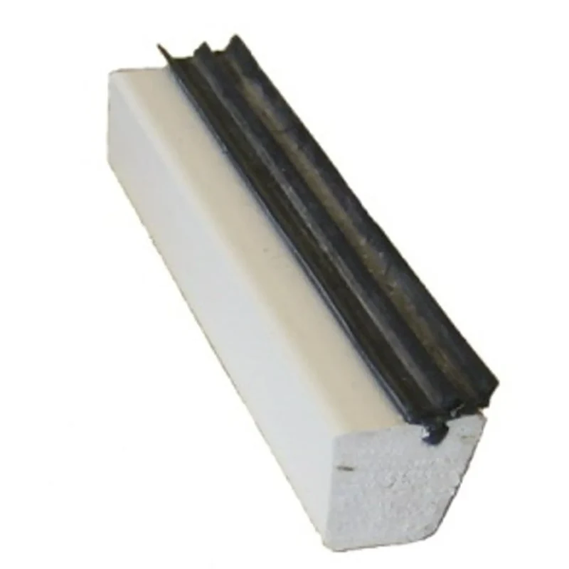 Glaslist 16 x 19 vit med EPDM-