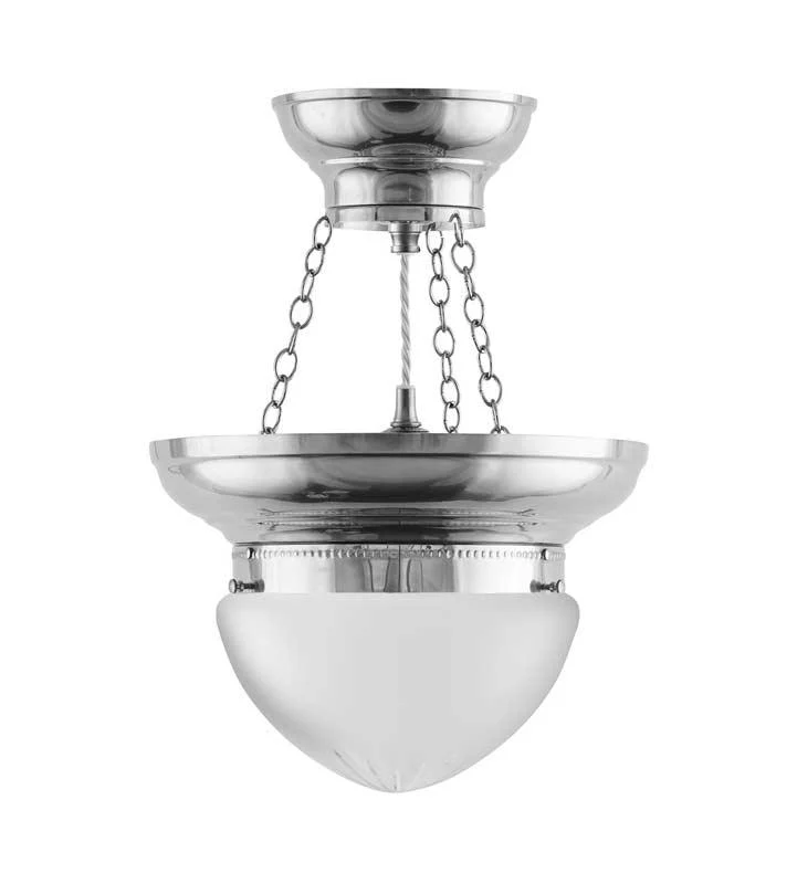 Ampel - Frödingampel 200 nickel, slipat mattglas