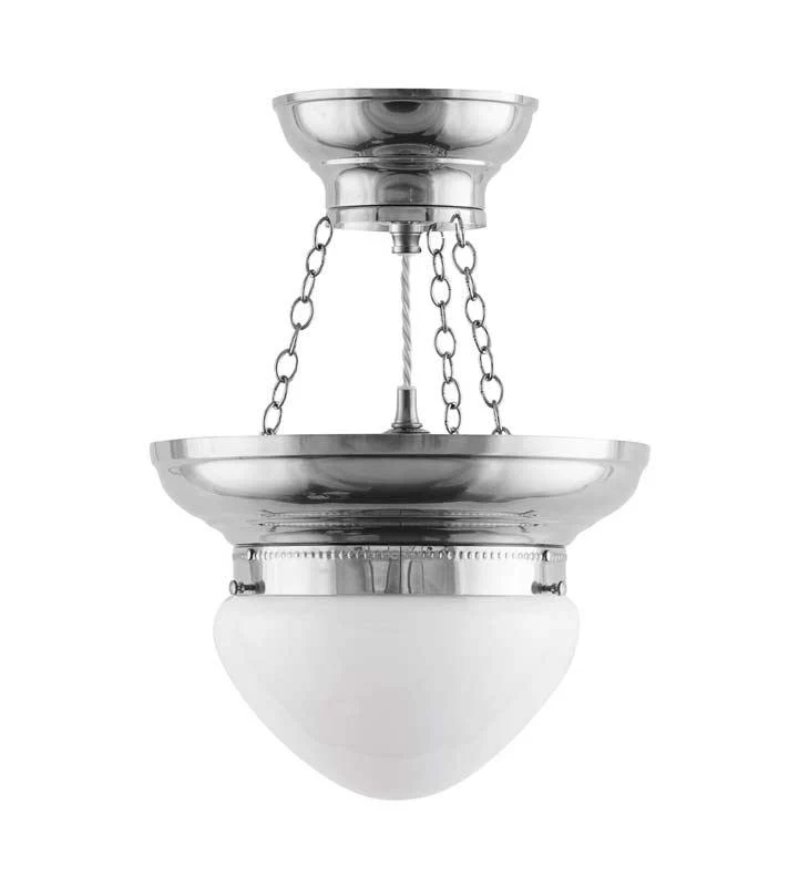 Ampel - Frödingampel 200 nickel, opalvit