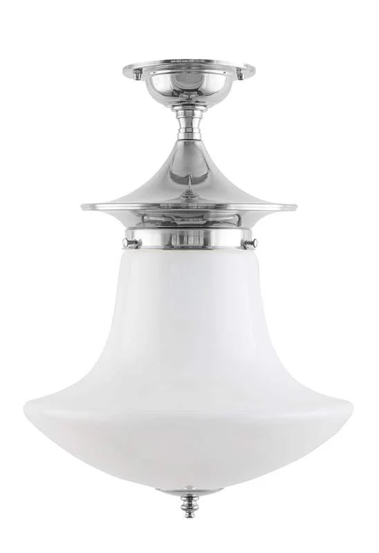 Badrumslampa - Dahlberg 100 nickel, klottrattskärm