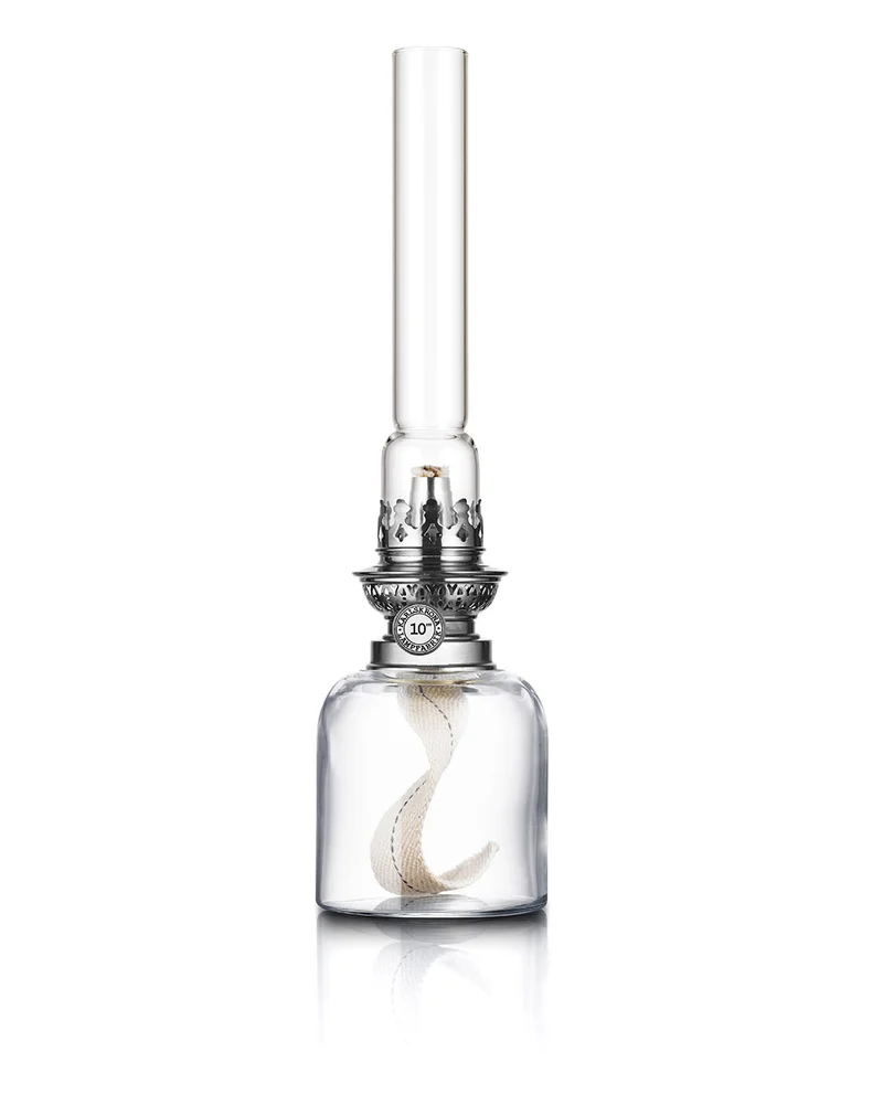 Fotogenlampa - Skeppsholmen, klarglas nickel