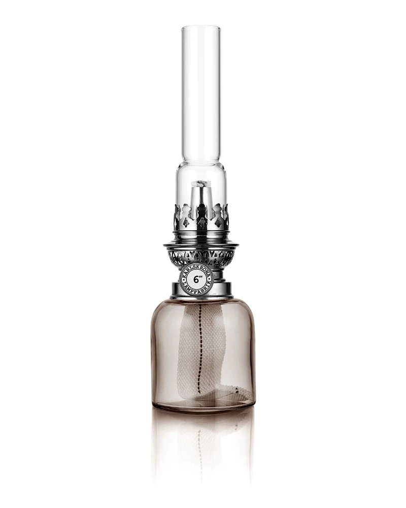 Fotogenlampa - Koholmen, rökfärgad