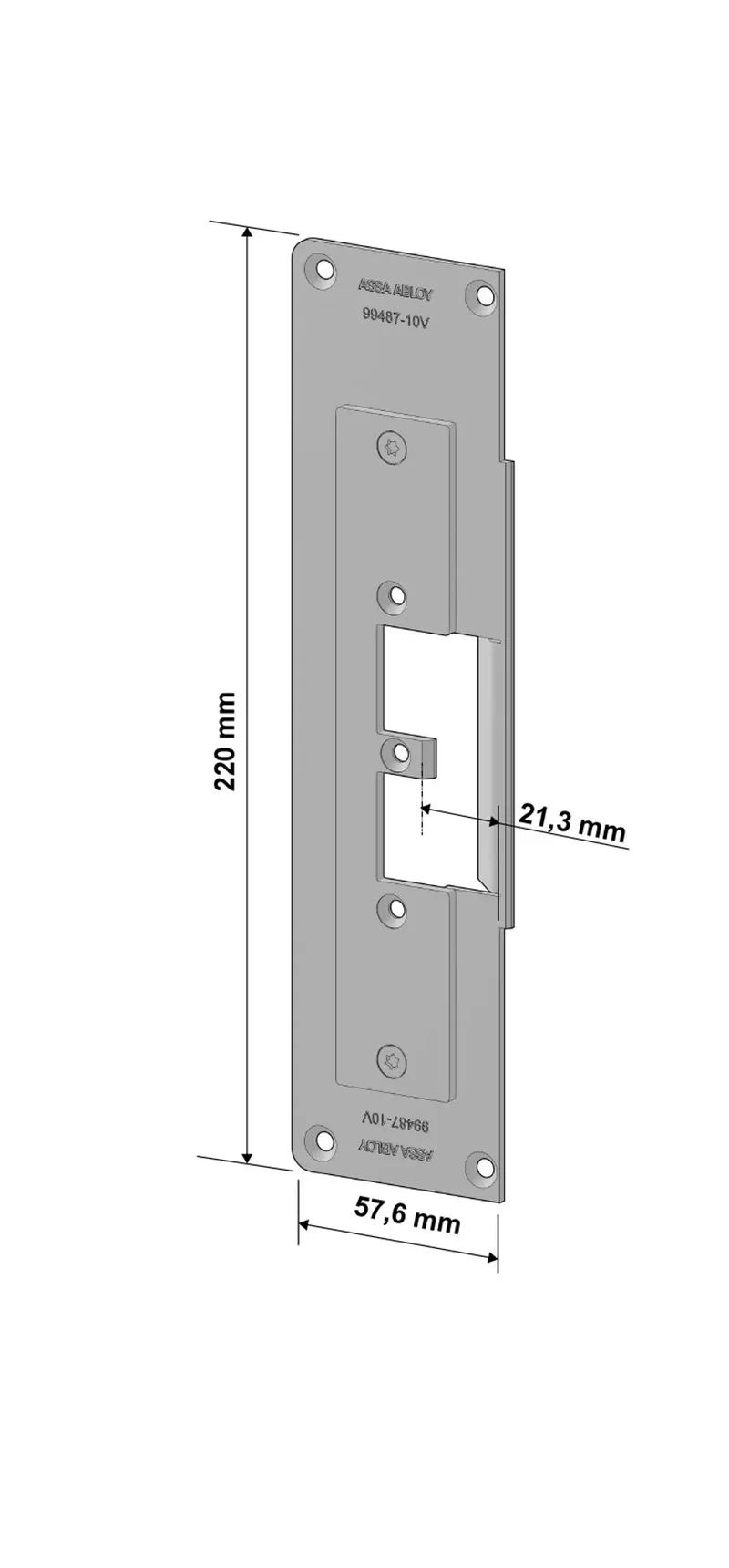 Monteringsstolpe Assa 99487-10V