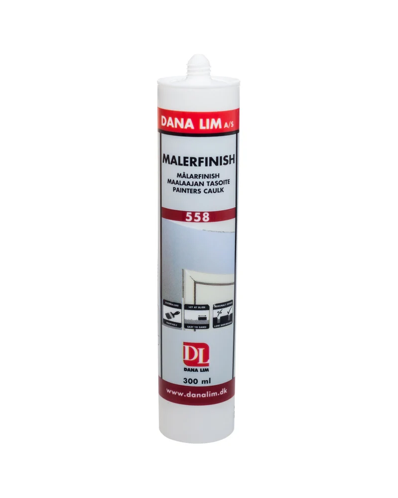 Målarfinish - Acrylfogmassa 300 ml patron