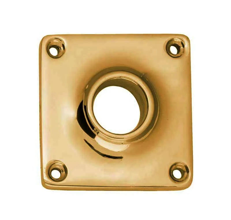 Tryckesbricka - Fyrkantig mässing, 43 mm