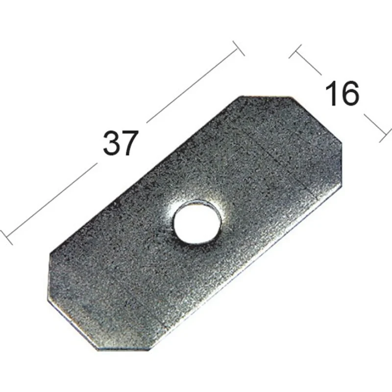 Magnetlåsbleck 35 x 13 mm