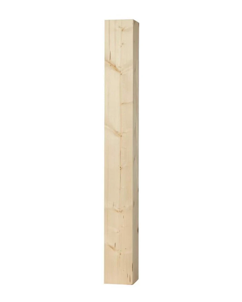 Stolpe - Rak pelare 130 x 130 x 1180 mm gran