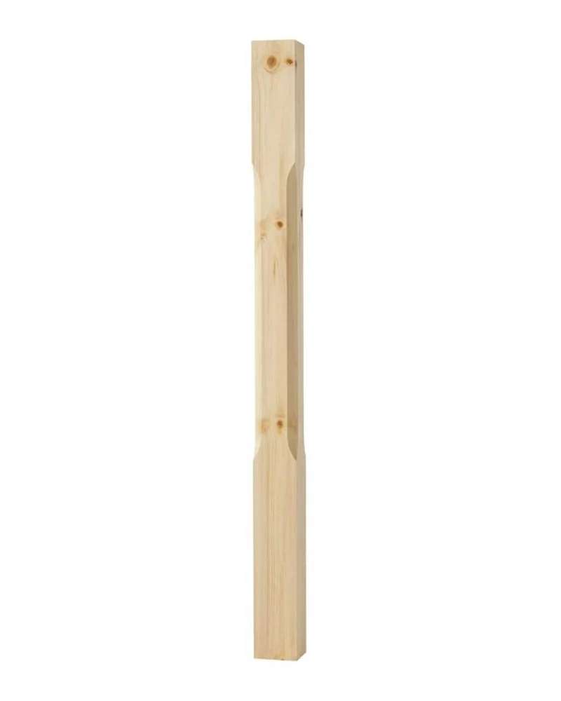 Fasad stolpe - Räckespelare 1180 x 85 mm furu