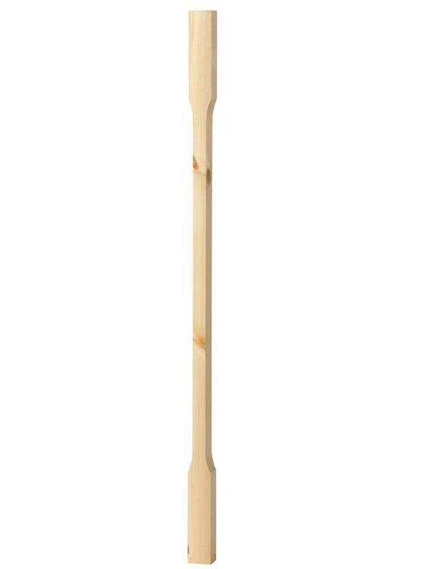 Fasad stolpe - Räckespelare sidfräst 910 x 40 mm furu