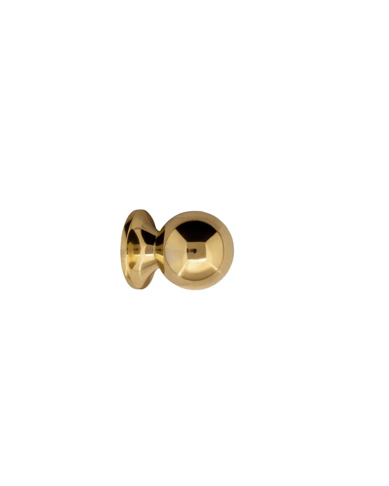 Knopp - Rund 18 mm mässing