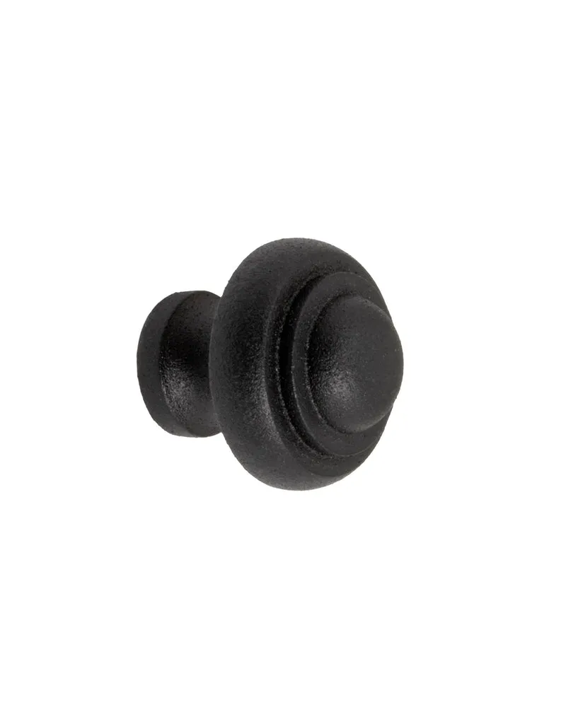 Knopp - Rund gjutjärn 31 mm