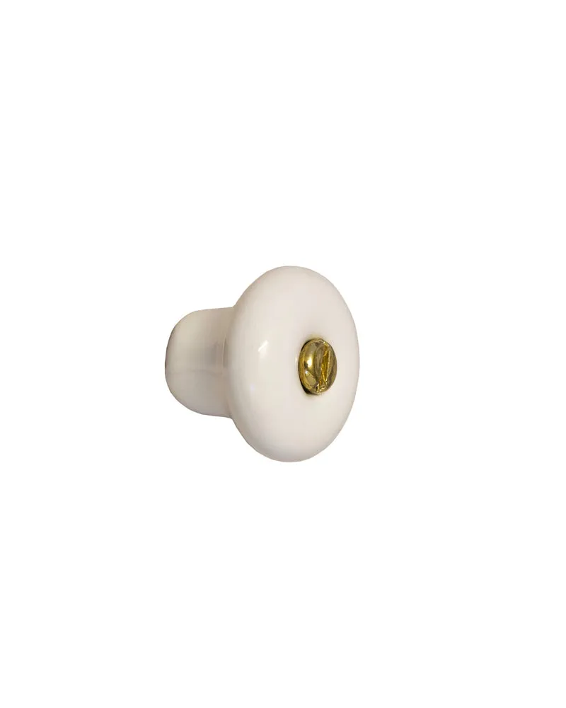 Knopp - Porslinsknopp liten 25x20 mm