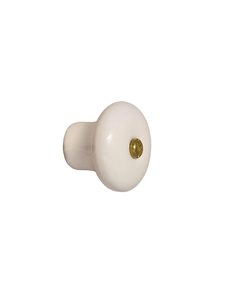 Knopp - Porslinsknopp 36x28 mm