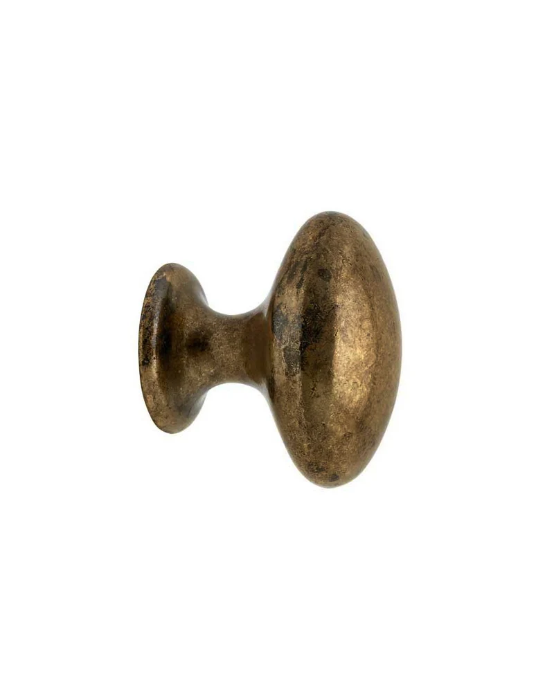 Knopp - Oval antik 40 mm