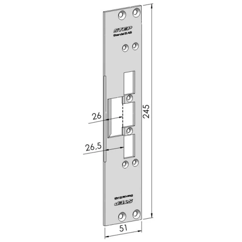Monteringsstolpe ST6510