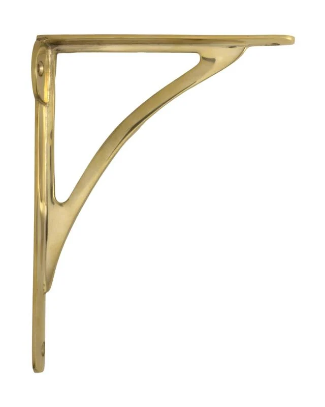 Konsol - Hyllkonsol mässing, 18 cm