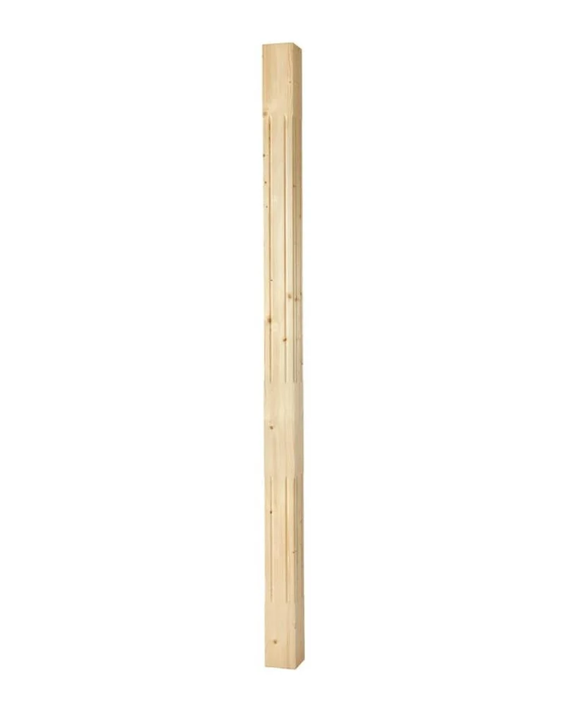 Spårad pelare - Gran 2500 x 130 mm