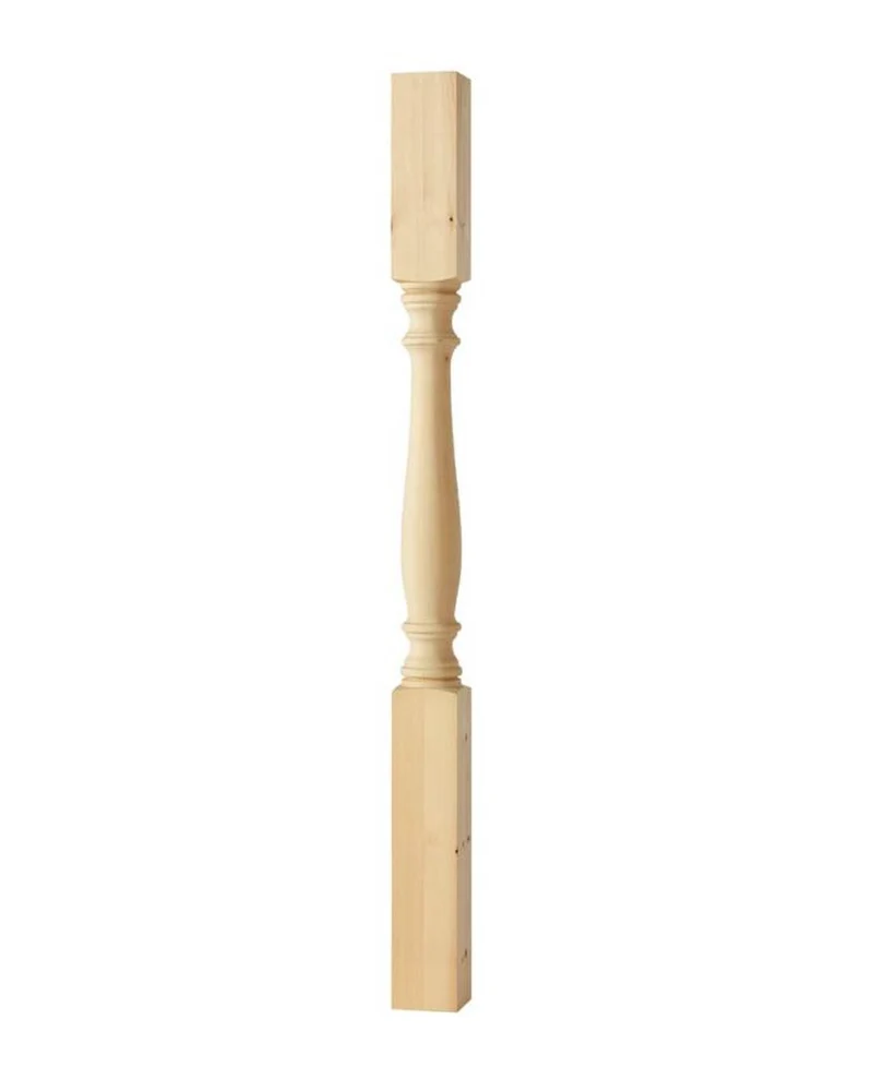 Svarvad stolpe - Furu 1180 x 85 mm