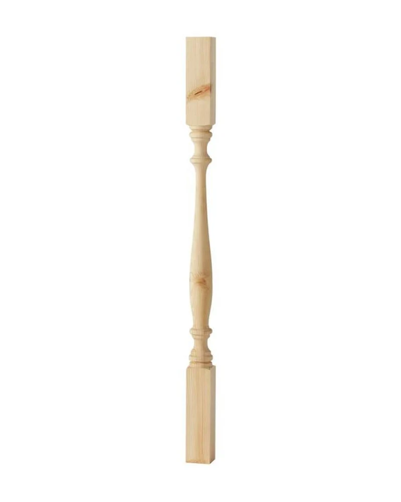 Svarvad stolpe - Furu 900 x 53 mm