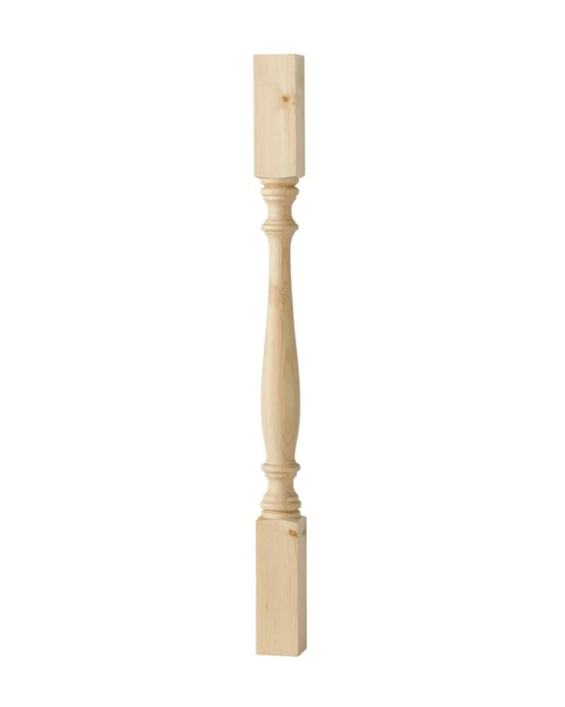Svarvad stolpe - Furu 900 x 65 mm