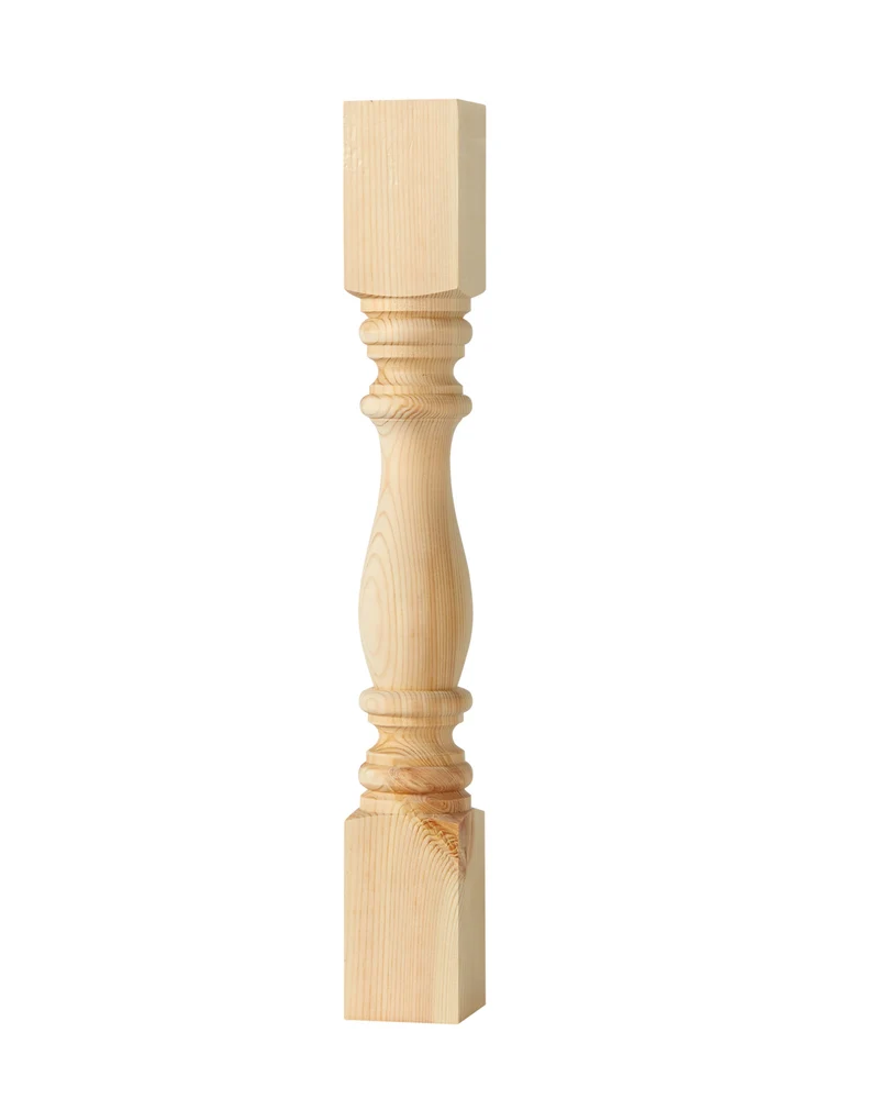 Svarvad stolpe - Furu 500 x 65 mm