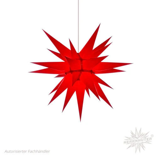 Adventsstjärna röd papper 60 cm