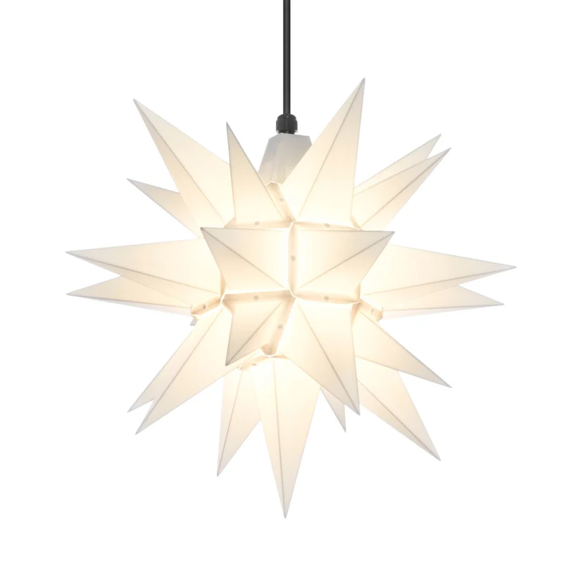 Adventsstjärna utomhus vit 40 cm