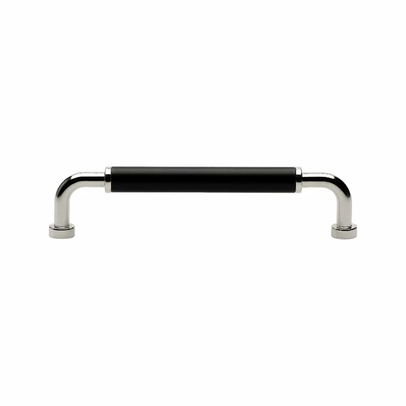 Brohult | Handtag i Nickel / Svart
