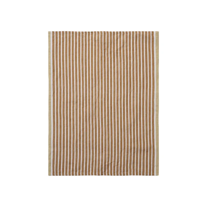 Hale Tea Towel - Golden Brown/Silver Fern